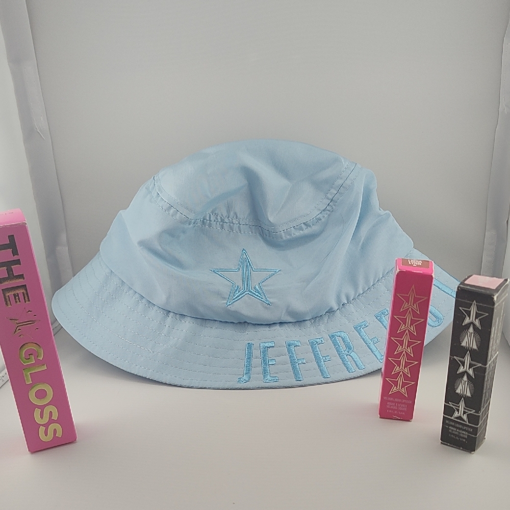 Jeffree Star Bucket Hat Sandcastle Bling Libra Lynn Velor Oh My God Jeffree Stat